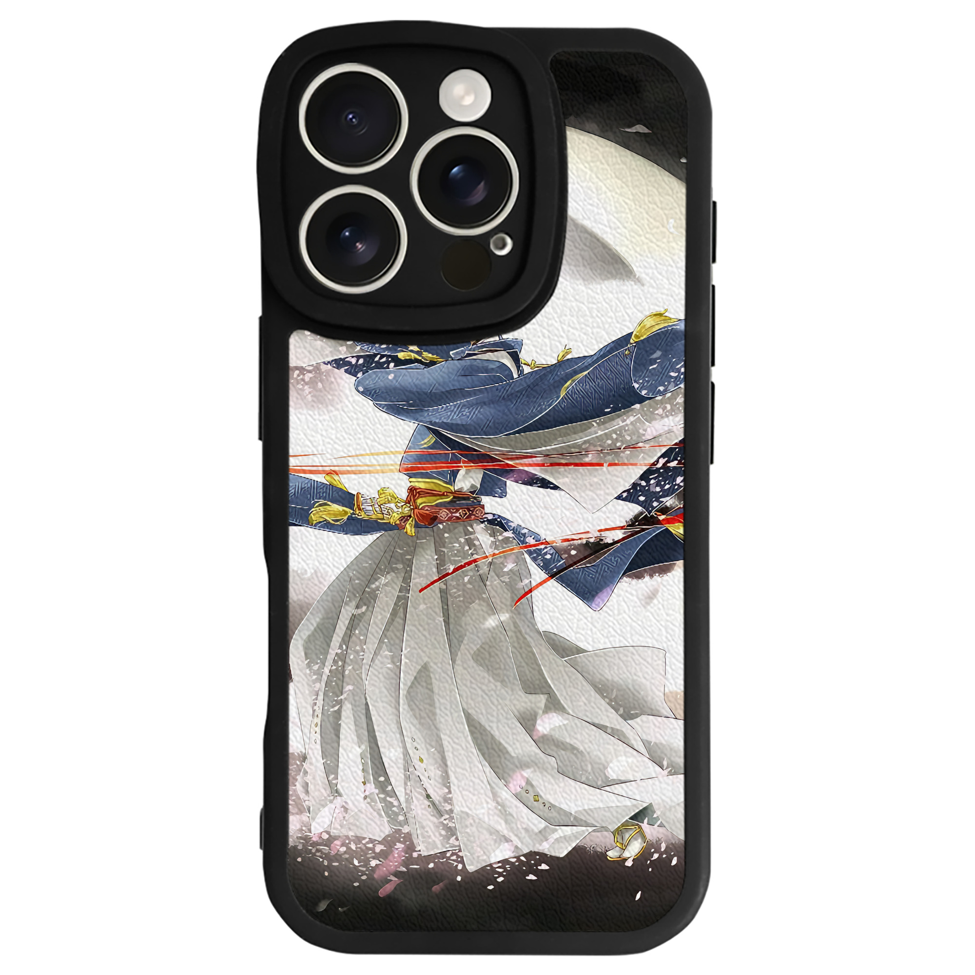 （画像用） 刀剣乱舞 Touken Ranbu 【iPhone 16シリーズ対応】シリコンスマホケース（レザー調） 材質：シリコン